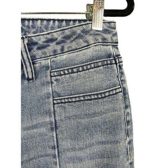 Hidden Jeans Women Size 29 Seam Detail Slit Pockets Med Wash Boho Hippie - Picture 3 of 10